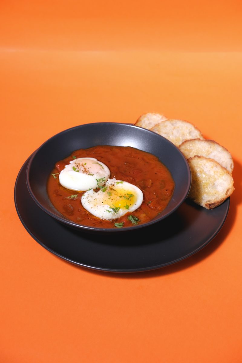 Shakshuka Poached Eggs
