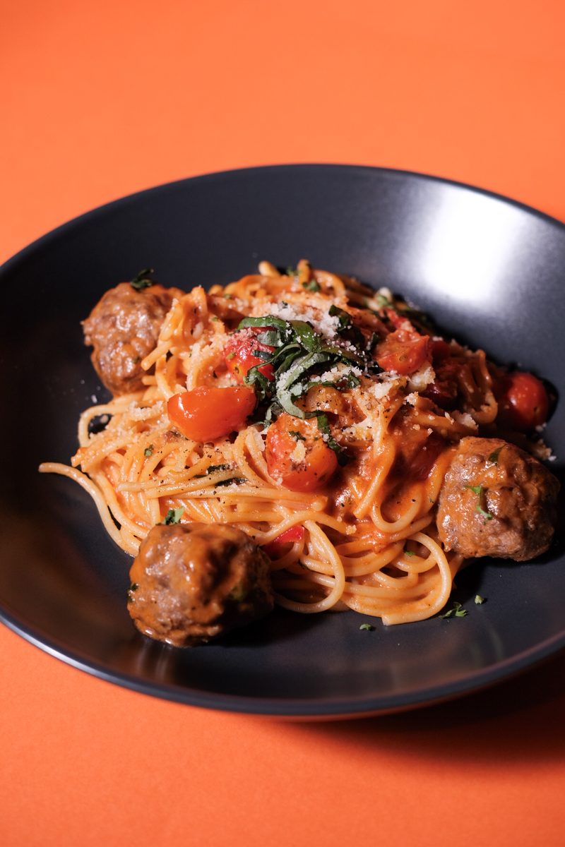 Spaghetti Beef Meatballs